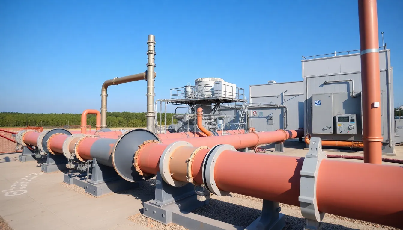 Natural gas pipeline infrastructure for midstream operations
