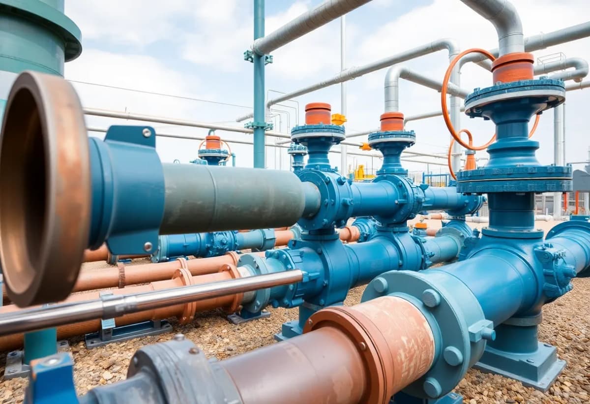 Natural gas pipeline transmission system